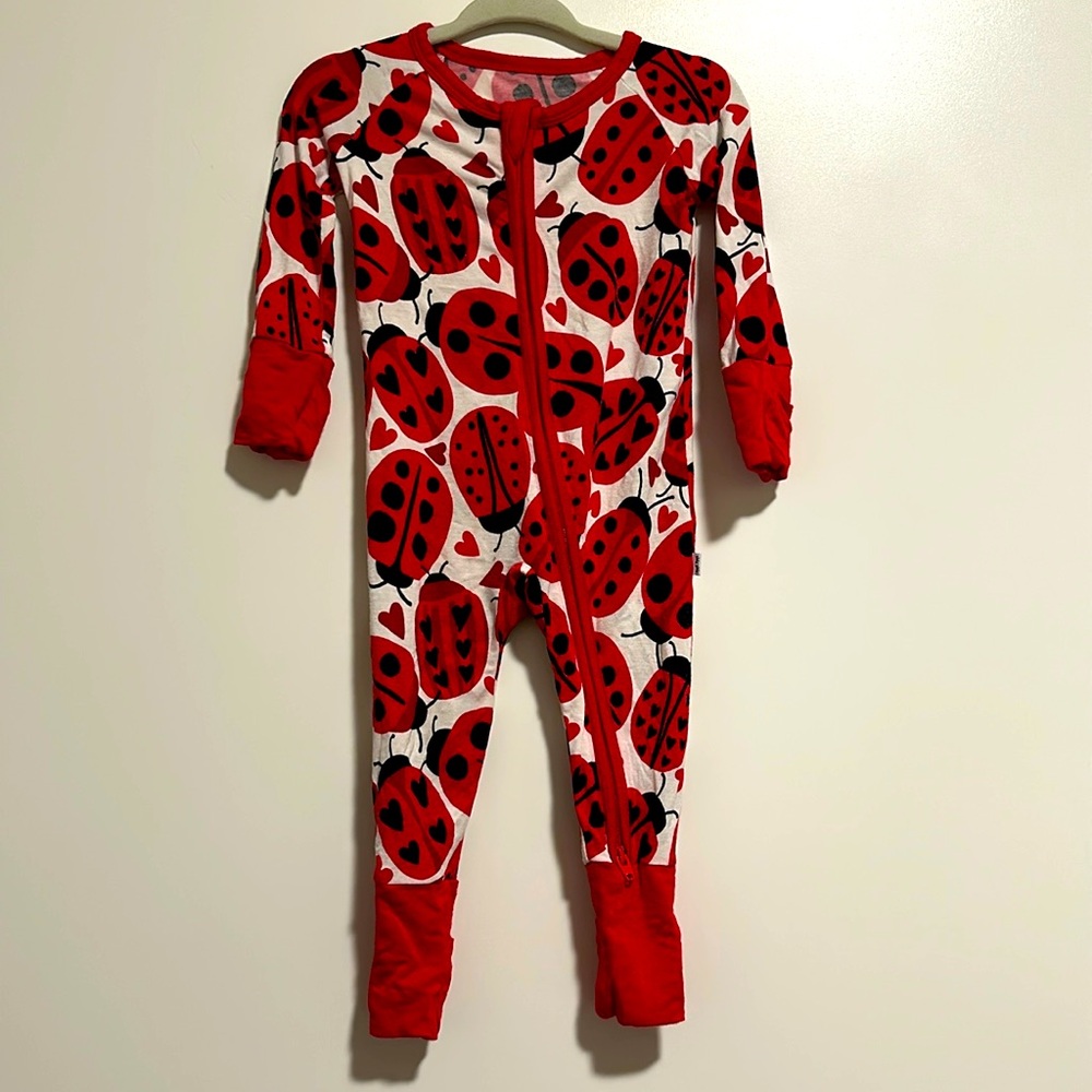 Little Sleepies Ladybug Love Zippy 0-3m